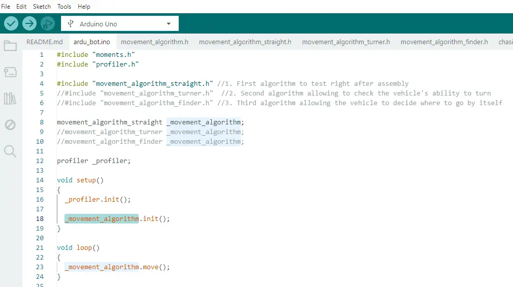 Flashing the Arduino board