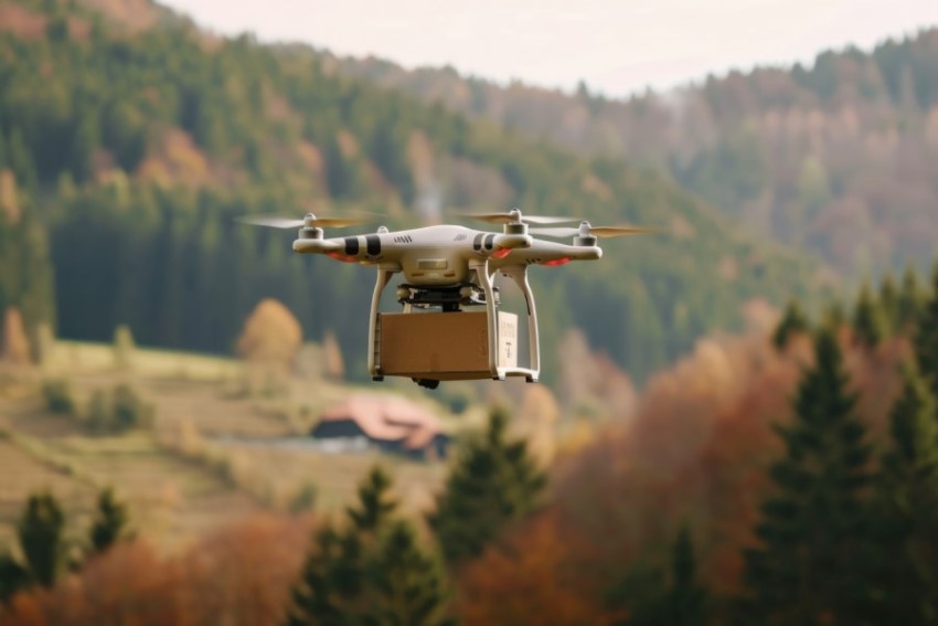 Cargo delivery with drones