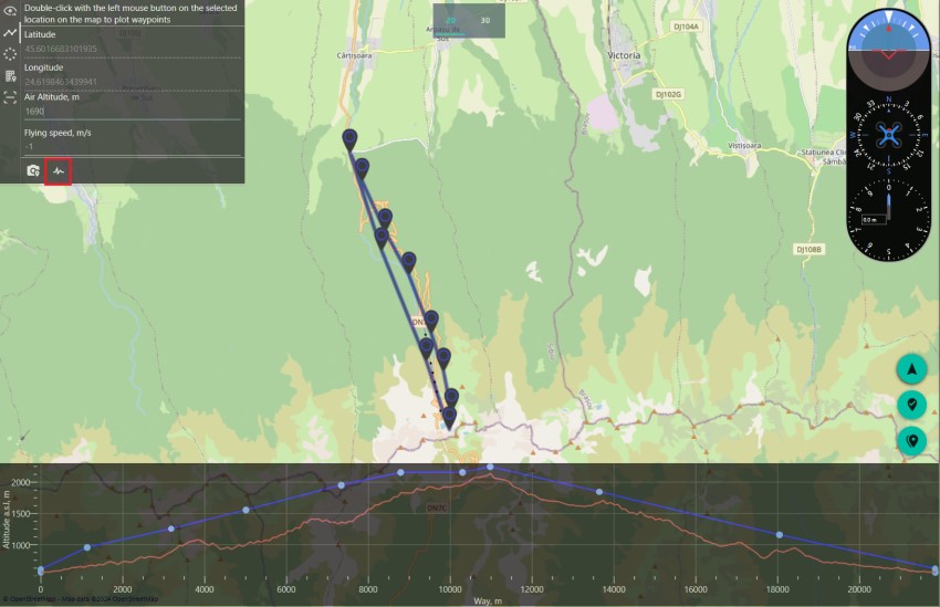 Elevation map